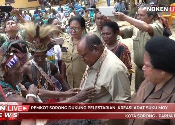 Pemkot Sorong Dukung Pelestarian Kreasi Adat Suku Moy