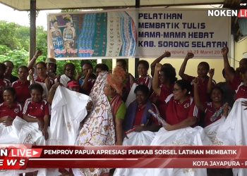 Pemprov Papua Apresiasi Pemkab Sorsel Latihan Membatik