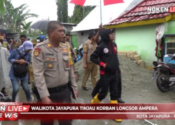 Walikota Jayapura Tinjau Korban Longsor Ampera