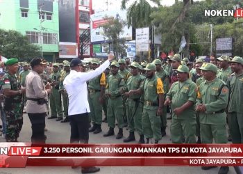 3.250 Personil Gabungan Amankan TPS di Kota Jayapura