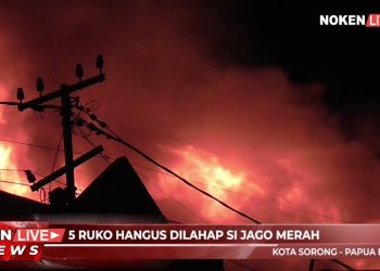 5 Ruko Hangus Dilahap Si Jago Merah