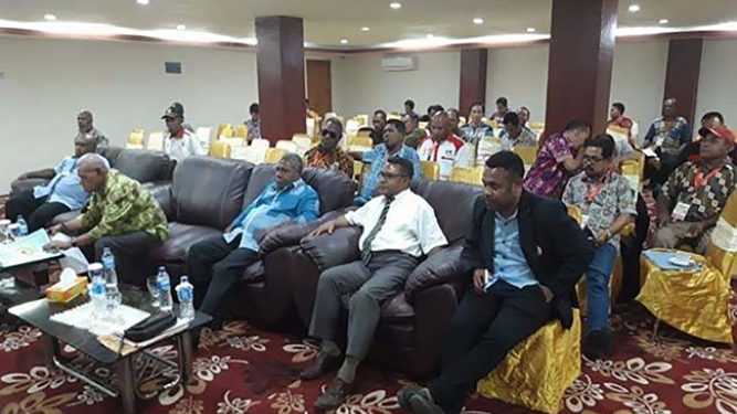 Musyawarah Olahraga Kabupaten (Musorkab) Jayapura pada, Jumat (26/04/2019)