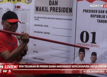 BTM Tegaskan 85 Persen Suara Masyarakat Kota Jayapura Untuk Jokowi Amin