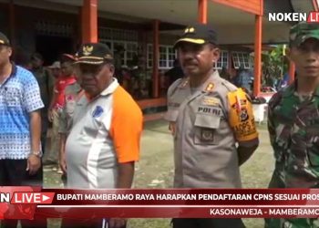 Bupati Mamberamo Raya Harapkan Pendaftaran CPNS Sesuai Prosedur