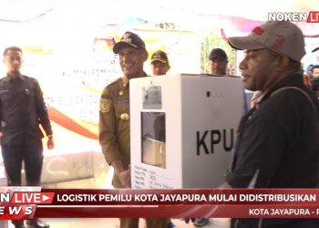 Logistik Pemilu Kota Jayapura Mulai Didistribusikan