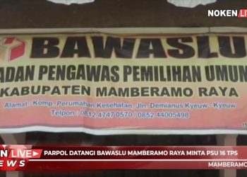 Parpol Datangi Bawaslu Mamberamo Raya Minta PSU 16 TPS