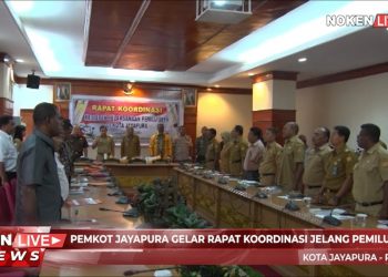 Pemkot Jayapura Gelar Rapat Koordinasi Jelang Pemilu 2019