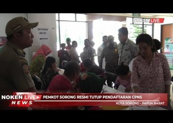 Pemkot Sorong Resmi Tutup Pendaftaran CPNS