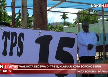 Walikota Kecewa Di Tps 15, Klabulu Kota Sorong Sepih
