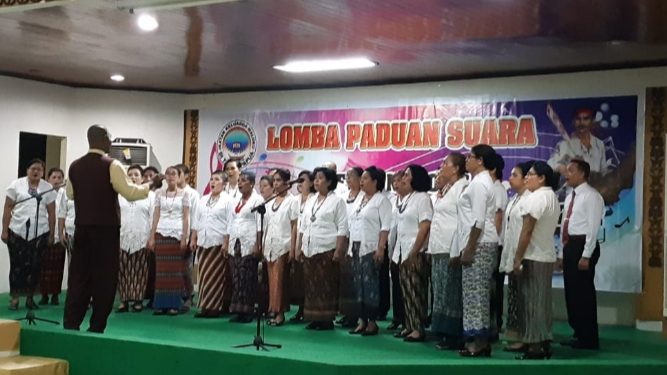 lomba paduan suara, dalam rangka peringatan hari pahlawan nasional Pattimura ke - 202.