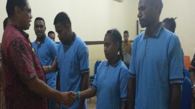 Sebanyak 9 atlet disabilitas Nasional Paralympic Commite (NPC) Provinsi Papua