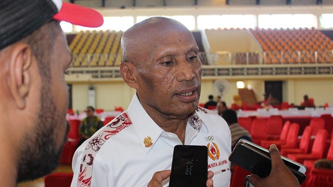 Ketua Umum KONI Kota Jayapura DR. Benhur Tomi Mano, MM