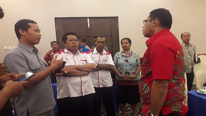 Saat Pertemuan koordinasi dengan kemenpora di Jakarta bahas Peparpenas