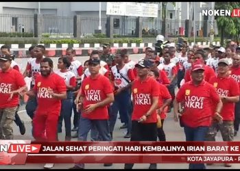 Jalan Sehat Peringati Hari Kembalinya Irian Barat Ke NKRI