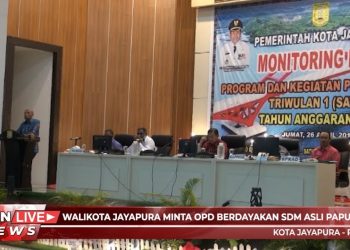 Walikota Jayapura Minta OPD Berdayakan SDM Asli Papua