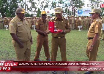 Walikota Terima Penghargaan LKPD Tertinggi Papua