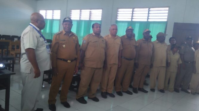 Wabup Yulianus Heluka Buka Tes Seleksi CPNS di Yahukimo