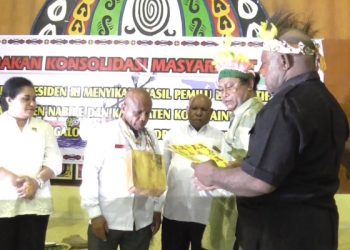 6 Suku Pesisir dan Kepulauan di Nabire Gelar Tikar Adat