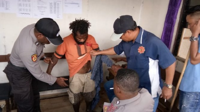 Polres Tolikara Amankan Pelaku Penikaman di Karubaga