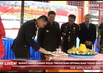 Bupati Yapen Harap POLRI Tingkatkan Optimalisasi Tugas dan Fungsi