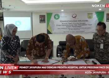 Pemkot Jayapura MoU DENGAN Provita Hospital Untuk Program Pace DUKCAPIL