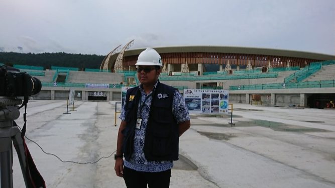 Pembangunan Venue PON XX Optimis Rampung Sesuai Target