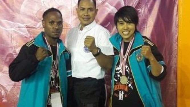 Atlet Papua Gondol 3 Medali di Kejurnas Kick Boxing