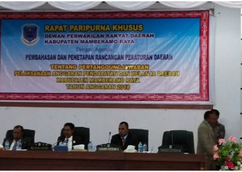 DPRD Mambra Gelar Paripurna LKPJ Bupati Tahun Anggaran 2018