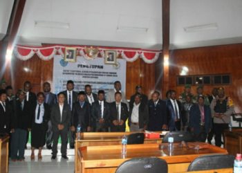 DPRD Tolikara gelar sidang LKPJ Bupati tahun anggaran 2018 dengan Raperda Non APBD