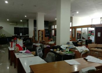 PUPR-BNPB Mendata Perbaiki Fasilitas Kantor dan Perumahan Yang Terdampak Kerusuhan di Jayapura