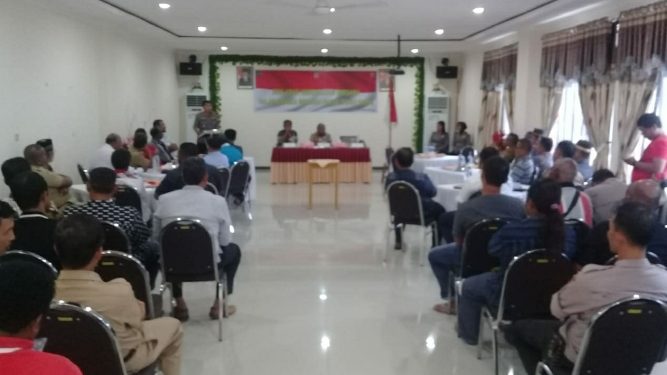 Polres Yapen Deklarasi Kesepakatan Bersama, Dalam Rangka Menjaga Papua Tanah Damai
