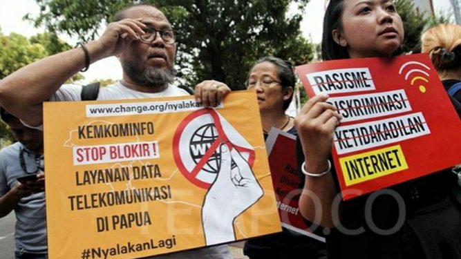 VI Wilayah Belum Kondusif, Layanan Data di Papua Dibuka Secara Bertahap