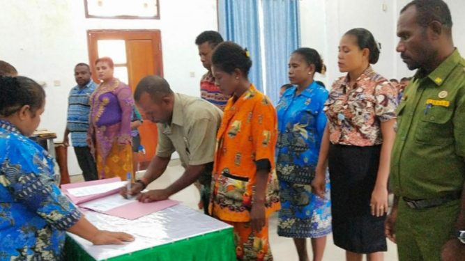 Kepala Distrik Diharapkan Dapat Menfasilitas Progam Kerja PKK dan Bunda PAUD