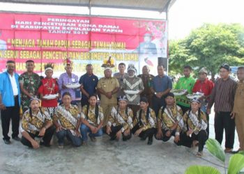 Masyarakat Yapen Memperingati Hari di Cetuskan Zona Damai ke 19 tahun