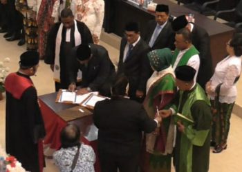Pelantikan Anggota DPRD Kota Sorong Periode 2019-2024