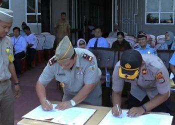 Penandatanganan MoU Polres Sorong Kota