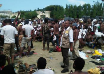 KOMNAS HAM Papua Sesalkan Demo Anarkis