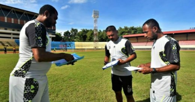 Ikut Character Building dan AMT, Tim Sepakbola PON Semakin Meningkat