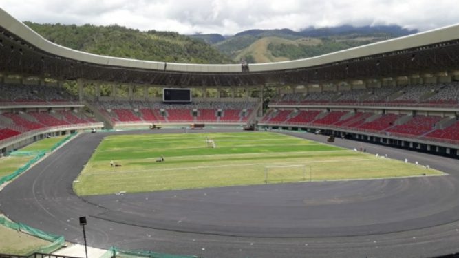 Penataan Kawasan Stadion Papua Bangkit Terkendala Rumah Warga