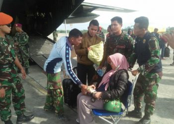 lanud Silas Papare Evakuasi 1000 Pengungsi Dari Wamena ke Jayapura