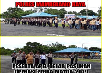 Polres Mamberamo Raya Gelar Operasi Zebra, Ini 8 Peanggaran Yang Akan di Tindak
