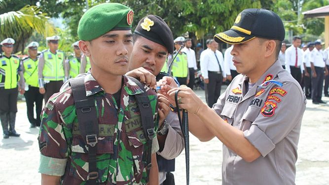 Apel Gelar Pasukan Ops Zebra Matoa 2019 Kapolres Yapen Pinta Anggota Kedepankan 3S.