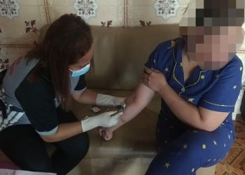 Peduli HIV/AIDS , KPA Yapen Lakukan Pemeriksaan VTC langsung bagi Pekerja THM