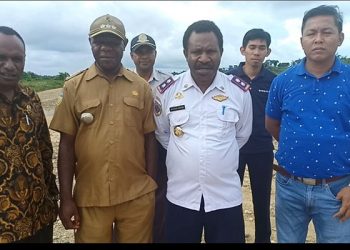 DPD RI Tinjau Pelaksana Pembangunan Bandar Udara Douw Atature Nabire