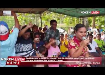 Partisipasi 14 Suku di Jemaat GKI Filadelfia Kampung Harapan Dalam Membangun Rumah Tuhan