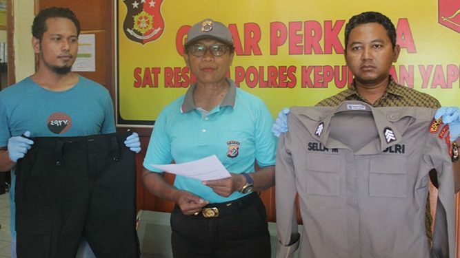 Polwan Gadungan Berpangkat Brigadir Polisi Diciduk Polres Yapen
