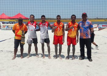 Kembali Menang, Voli Pasir Papua Lolos 16 Besar POPNAS