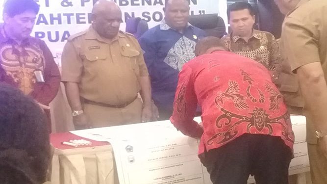 Dukung Implementasi Program Korupsi, Pemprov Papua MoU Bersama KPK