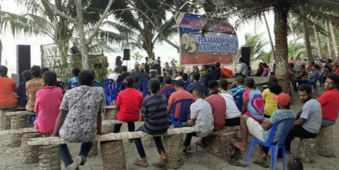 Masyarakat Papuma (Yapen Barat) Gelar Ibadah Peringati Masuknya Injil