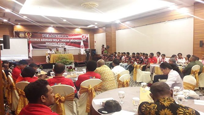 Pelantikan APTI Papua, Dua Medali Emas Jadi Target di PON XX